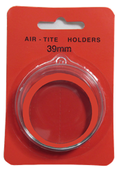 Air Tite 39mm Retail Package Holders - Holiday Ornament Red