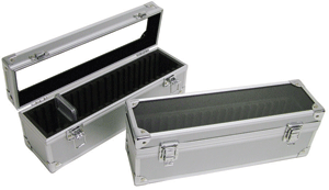 20 Slab Aluminum Box - Clear Top