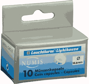 16.5mm - Coin Capsules (pack of 10)