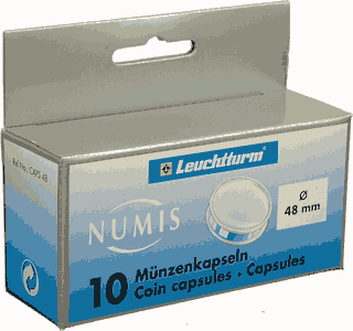 48mm - Coin Capsules (pack of 10)